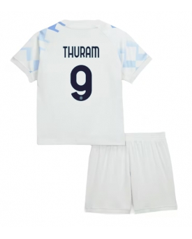 Inter Milan Marcus Thuram #9 Maglia Gara Trasferta Repliche 2025-26 Bambino Maniche Corte